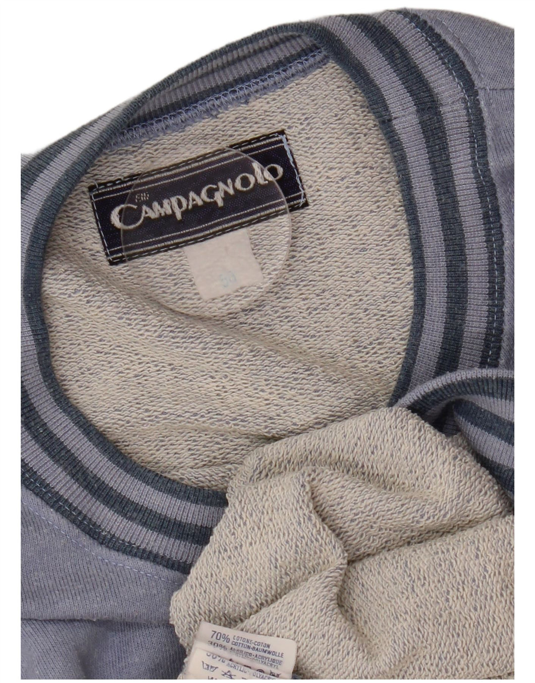 CAMPAGNOLO Ανδρικό γραφικό φούτερ Vikings Jumper IT 56 XL Μπλε βαμβακερό