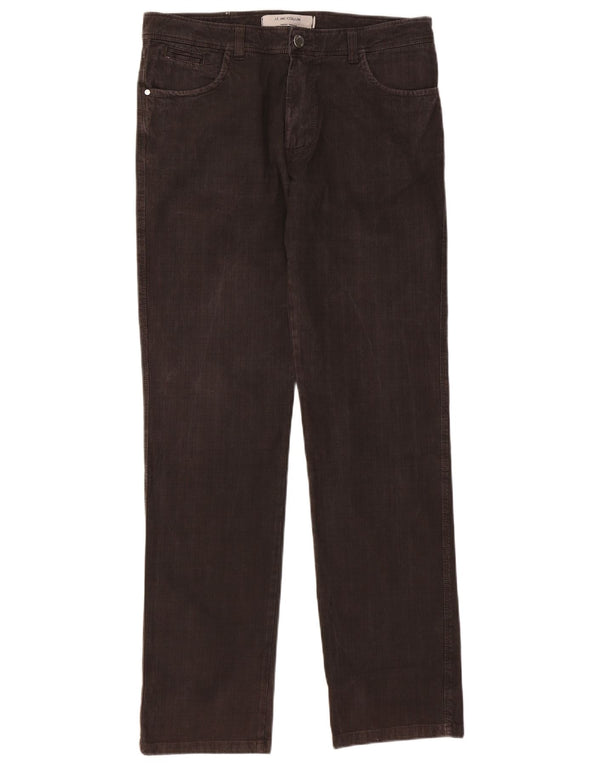 J.E. Mc Collum Ανδρικό παντελόνι casual IT 50 Large W36 L32 Brown Check