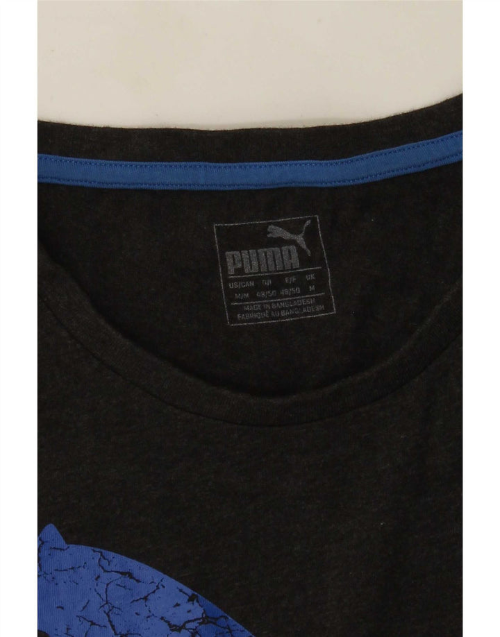 Ανδρικό γραφικό μπλουζάκι Puma Top Medium Grey