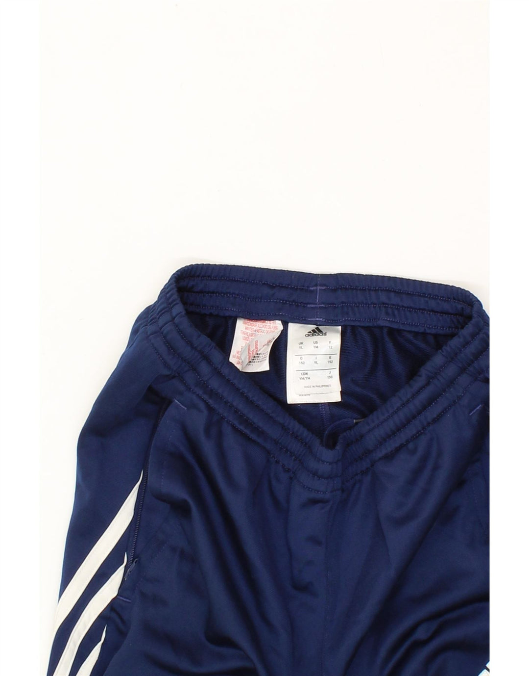 ADIDAS Boys Tracksuit Trousers Joggers 11-12 Years Large Blue Polyester Vintage Adidas and Second-Hand Adidas from Messina Hembry 