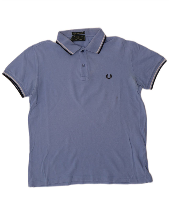 Fred Perry Ανδρικό πουκάμισο Polo Light και Stretch μεγάλο μπλε