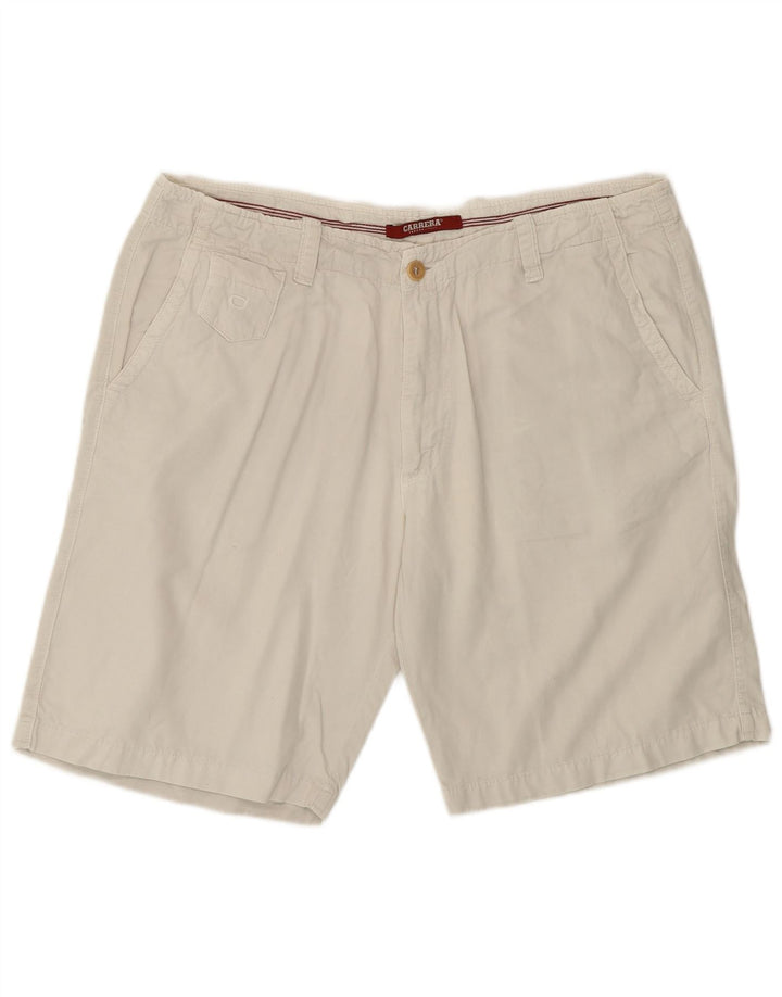 Carrera Ανδρικό Σορτς Chino IT 54 2XL W38 Λευκό βαμβακερό