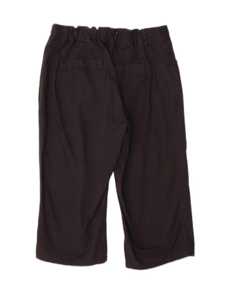 DOCKERS Girls Straight Casual Trousers 9-10 Years W28 L17 Black Cotton Vintage Dockers and Second-Hand Dockers from Messina Hembry 