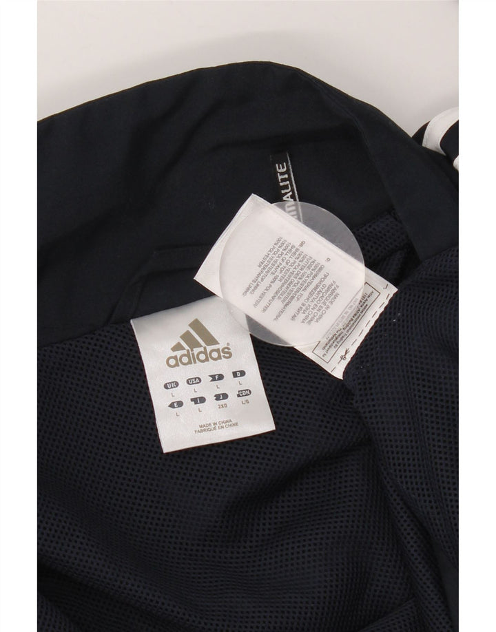 Ανδρική αθλητική φόρμα Adidas Climalite Top Jacket Large Navy Blue Colourblock