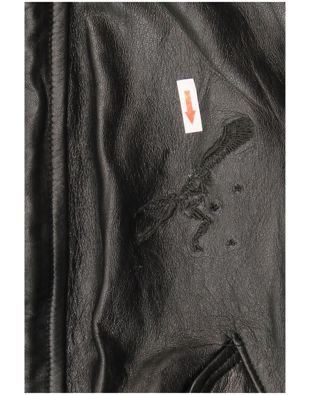 VINTAGE Ανδρικό Δερμάτινο Μπουφάν UK 36 Small Black Leather