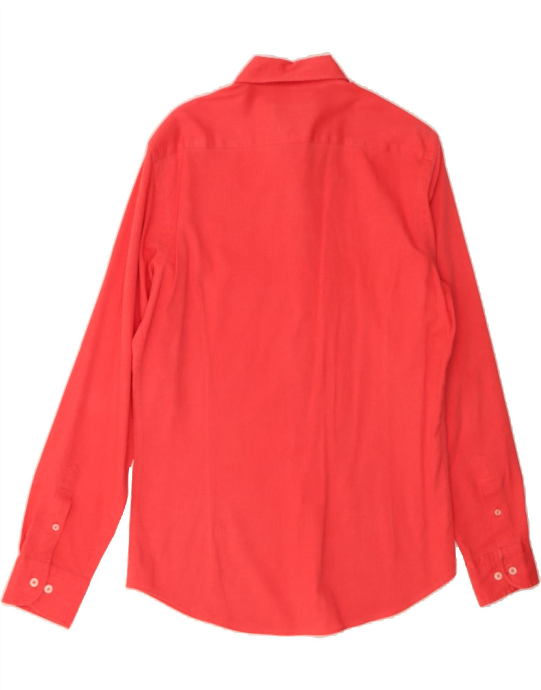 MASSIMO DUTTI Mens Shirt Medium Red Vintage Massimo Dutti and Second-Hand Massimo Dutti from Messina Hembry 