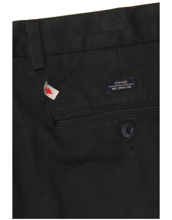 Marks & Spencer Mens Blue Harbour Straight Chino Παντελόνι W38 L29 Navy