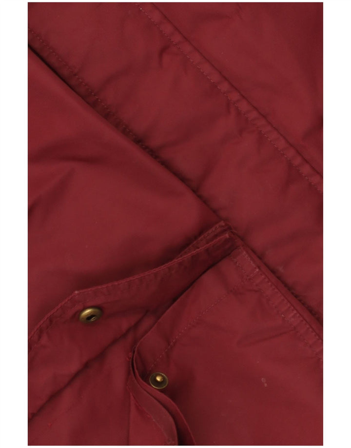 Vans Ανδρικό μπουφάν Parka με κουκούλα UK 38 Medium Burgundy Nylon