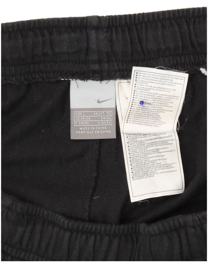 Ανδρικό αθλητικό σορτς Nike μεγάλο μαύρο βαμβακερό