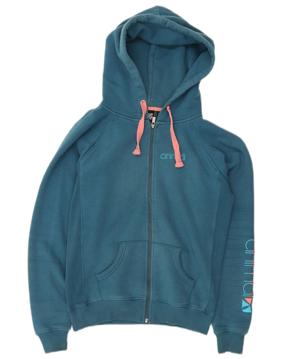 Γυναικείο πουλόβερ με κουκούλα με φερμουάρ ANIMAL UK 12 μεσαίο βαμβακερό