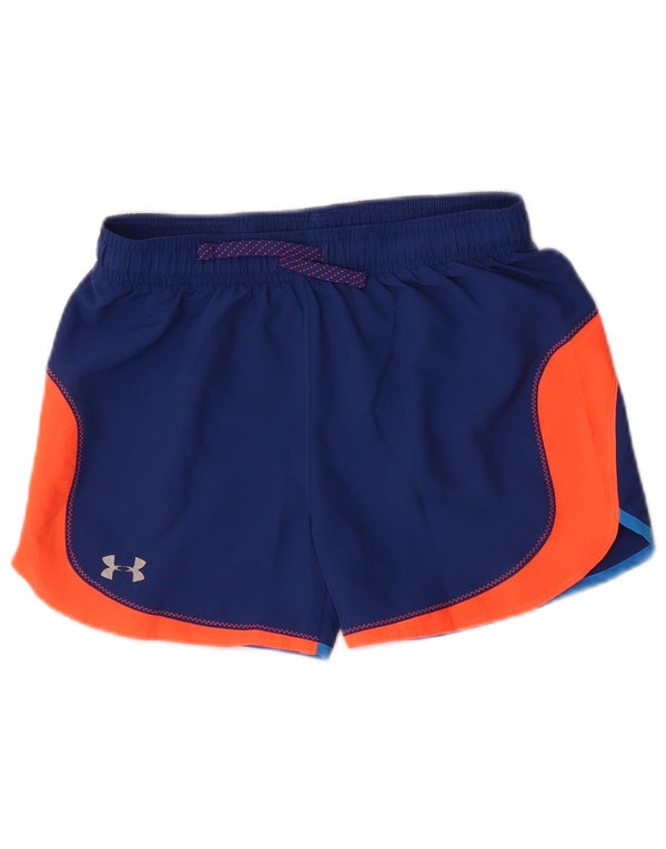 Under Armour Γυναικείο αθλητικό σορτς UK 10 Small Blue Colourblock