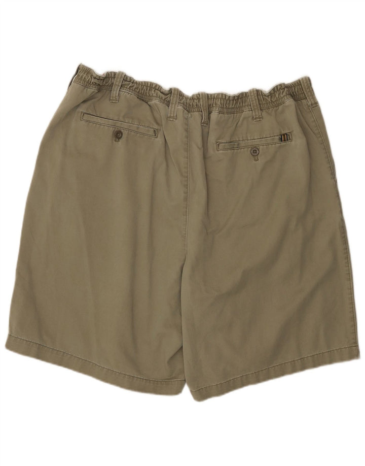 Eddie Bauer Ανδρικό ψηλό σορτς Chino W42 2XL από βαμβακερό χακί