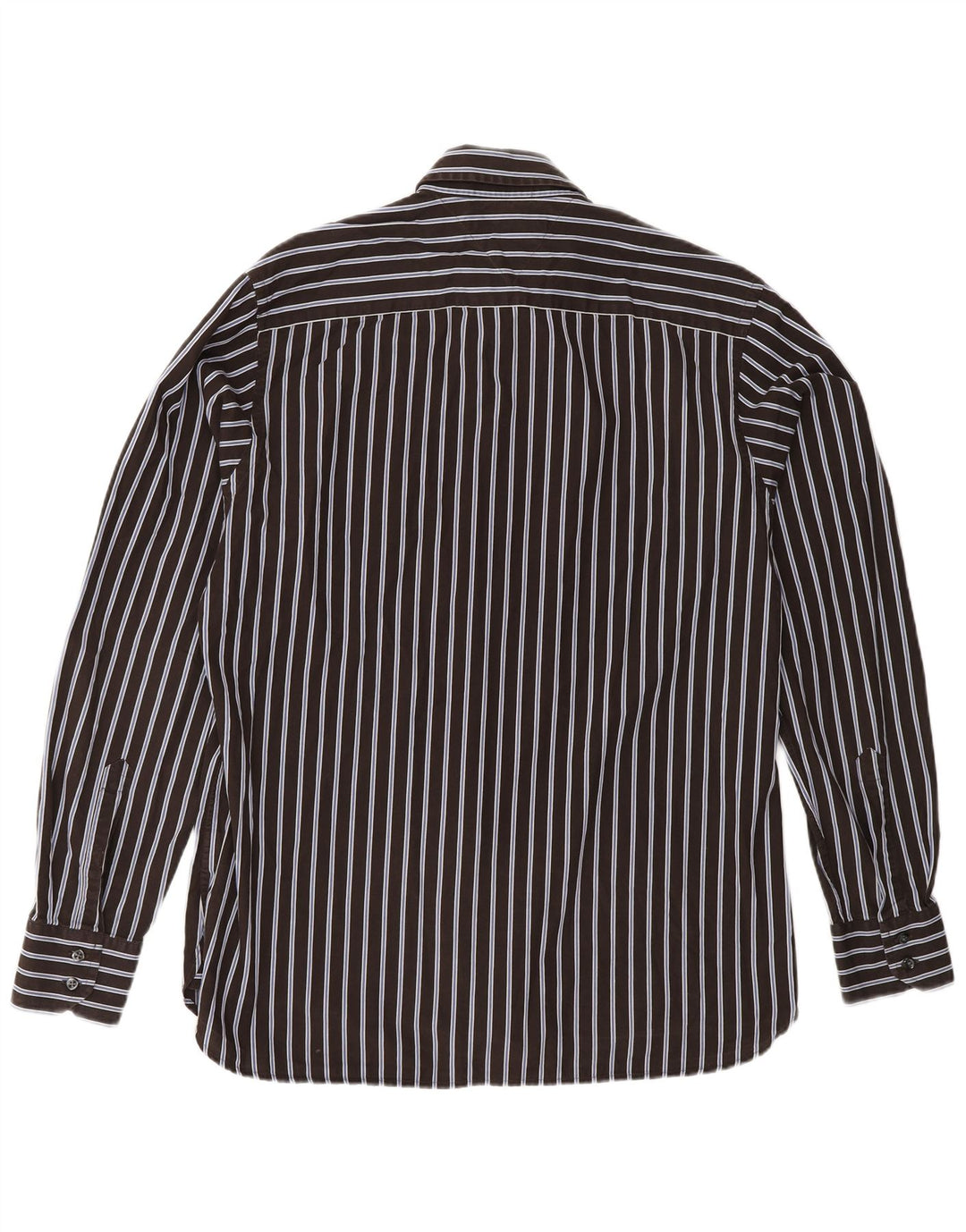 Ανδρικό πουκάμισο TOMMY HILFIGER Βαμβακερό μεσαίο καφέ ριγέ