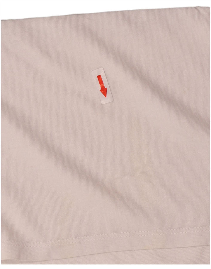 Guess Womens Graphic Top 3/4 Sleeve UK 10 Small Grey