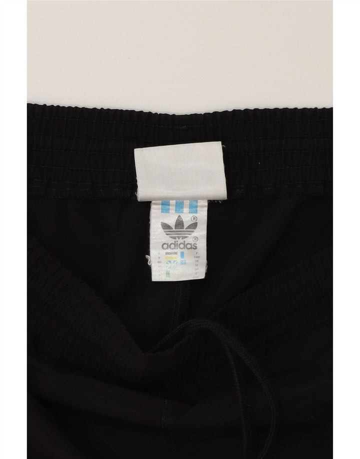 ADIDAS Mens Tracksuit Trousers Joggers Large Black Polyester Vintage Adidas and Second-Hand Adidas from Messina Hembry 
