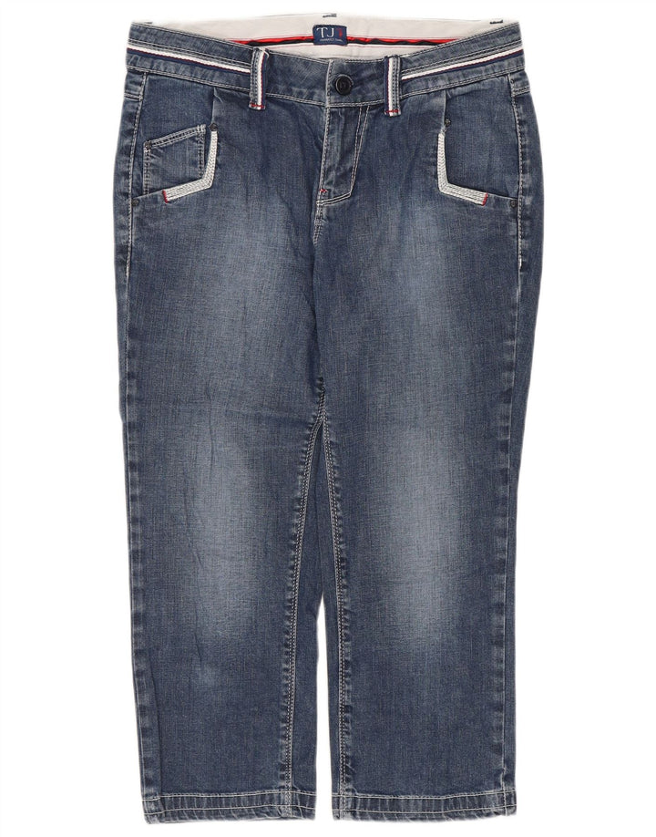 Trussardi Γυναικείο Τζιν Capri W26 L20 Μπλε βαμβακερό