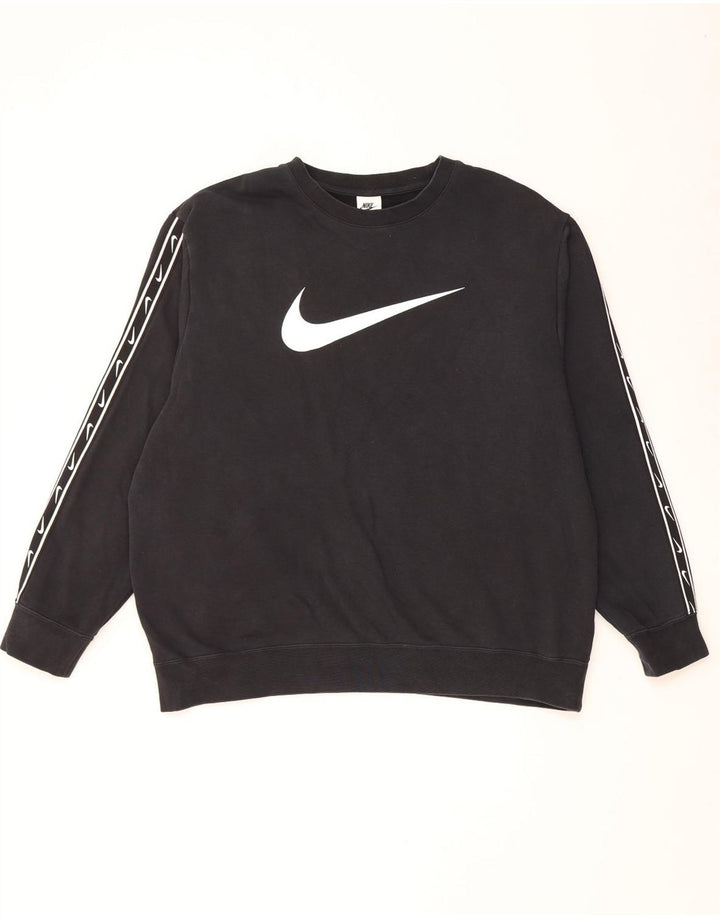 Ανδρικό γραφικό φούτερ Nike Jumper XL Μαύρο βαμβακερό