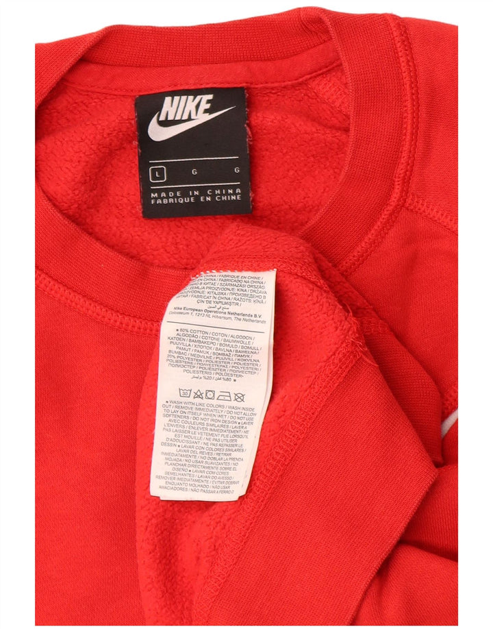 Γυναικείο γραφικό φούτερ NIKE 16 μεγάλο κόκκινο