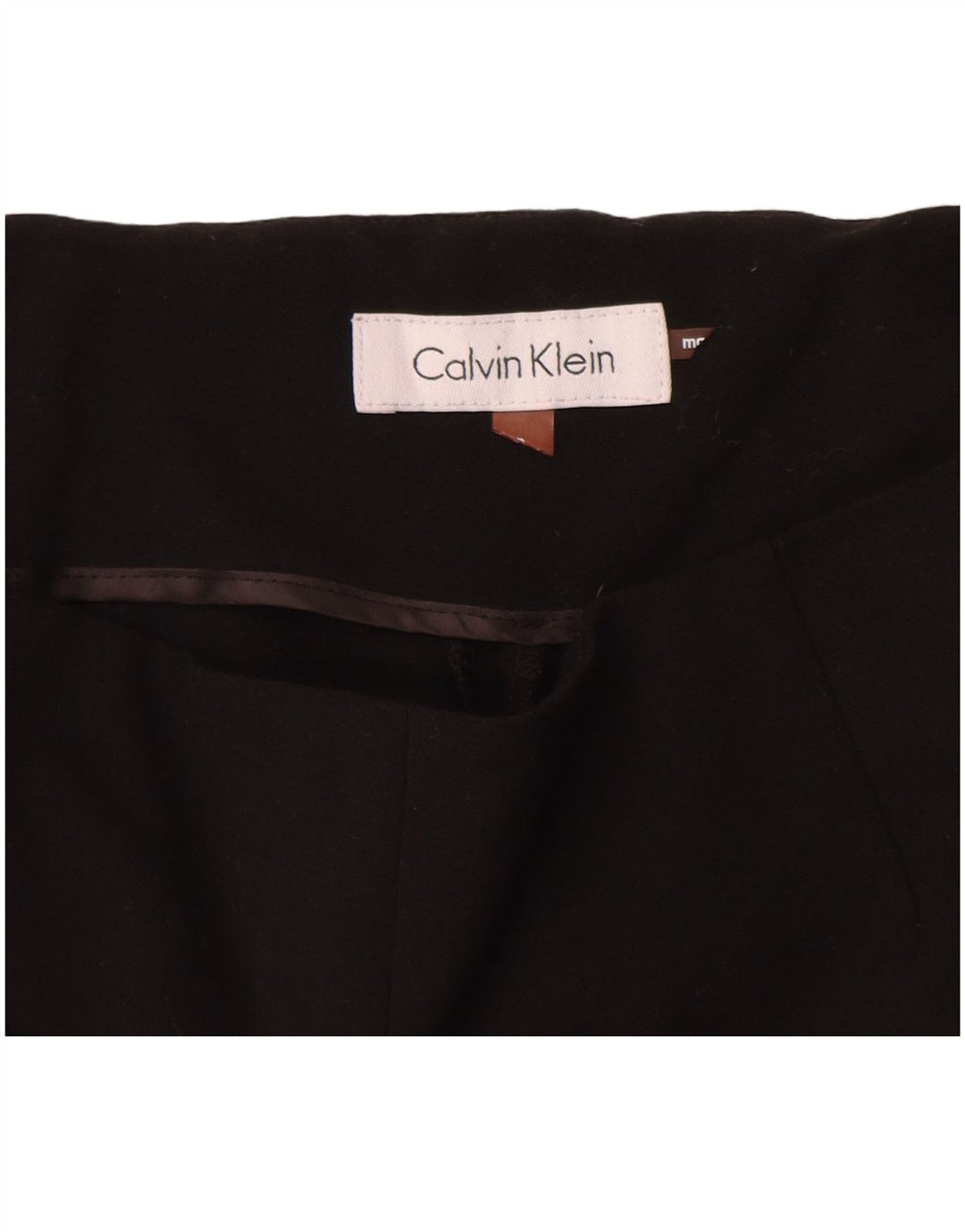 Γυναικείο Slim Suit Παντελόνι Calvin Klein W28 L27 Μαύρο πολυεστέρα