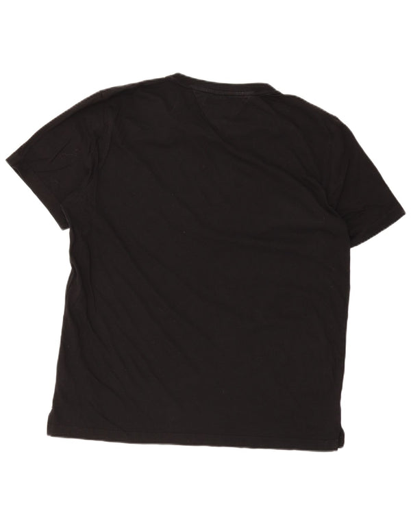 TOMMY HILFIGER Ανδρικό T-Shirt Top 2XL Μαύρο βαμβακερό