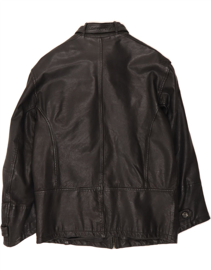 MATINIQUE Womens Leather Jacket UK 14 Medium Black Leather Vintage Matinique and Second-Hand Matinique from Messina Hembry 