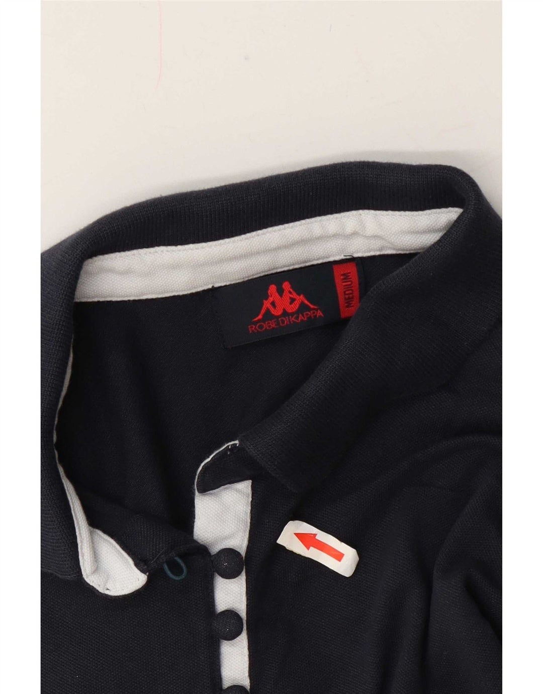 Kappa γυναικείο μπλουζάκι πόλο UK 14 Medium Navy Blue
