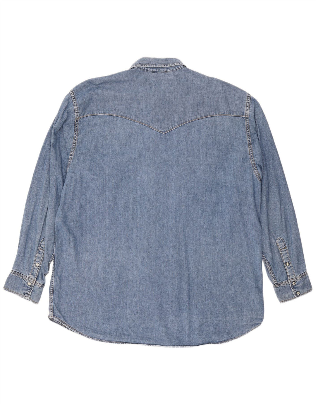 Ανδρικό τζιν πουκάμισο LEE 2XL Μπλε βαμβακερό