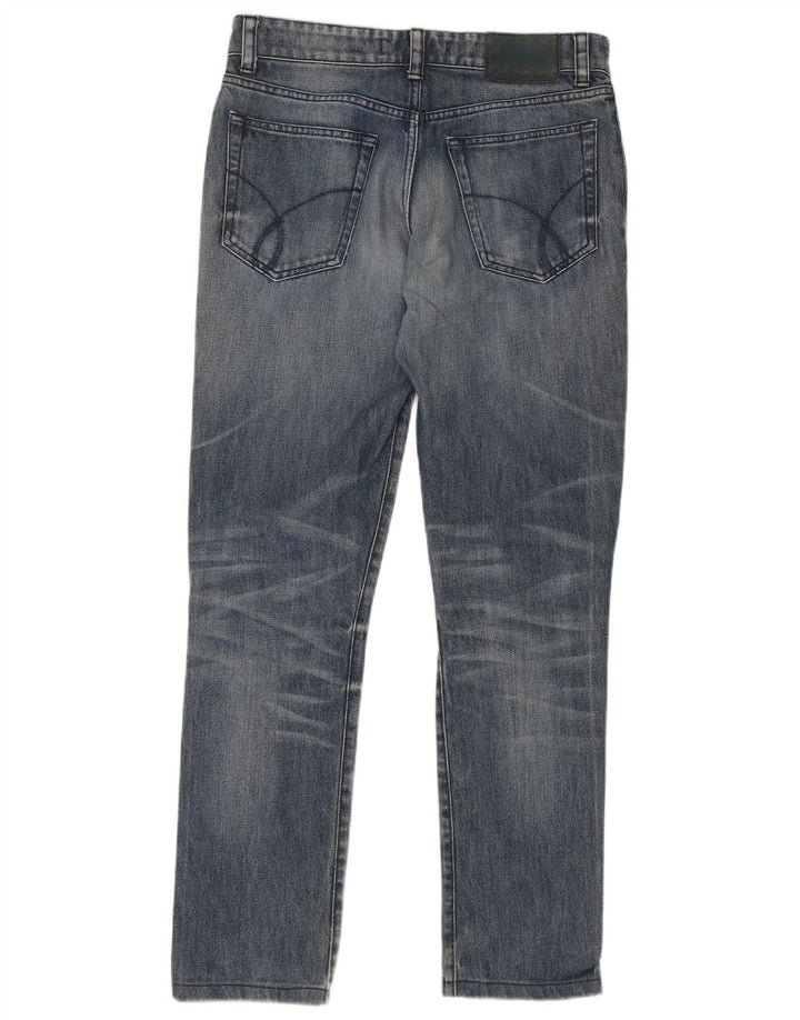 Ανδρικό τζιν Calvin Klein Slim W29 L29 Μπλε βαμβακερό