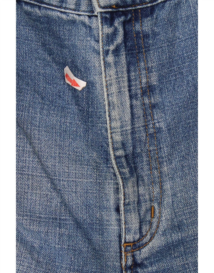 Ανδρικό τζιν Wrangler Texas Distressed Straight W40 L32 Μπλε βαμβακερό