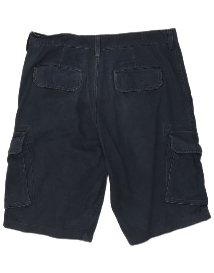 Lyle & Scott Ανδρικό σορτς Cargo W30 Βαμβακερό μεσαίο Navy Blue