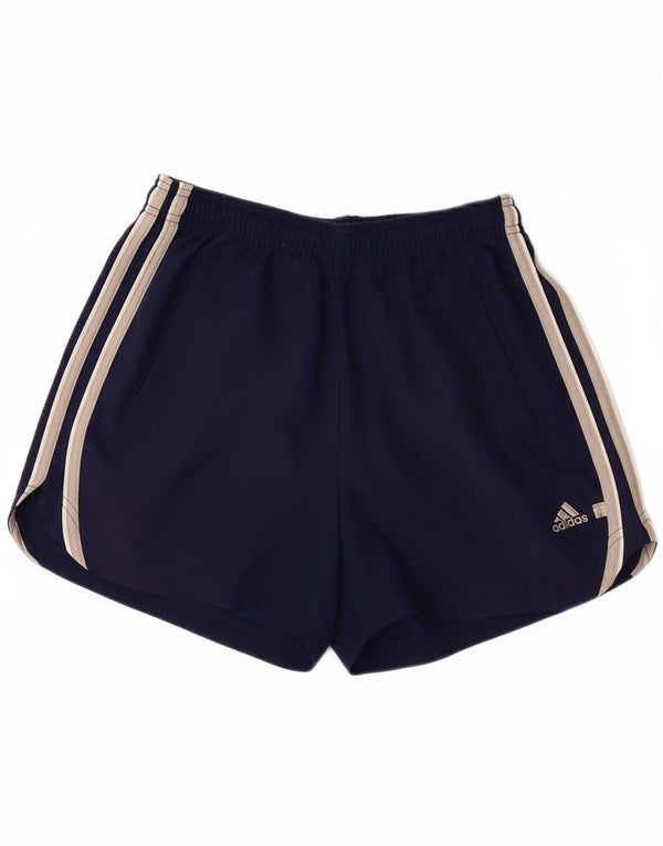 Γυναικείο αθλητικό σορτς ADIDAS UK 12 Medium Navy Blue Polyester