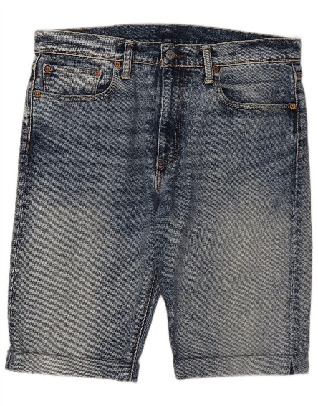 Ανδρικό τζιν σορτς Levi's 502 W34 μεγάλο μπλε βαμβακερό