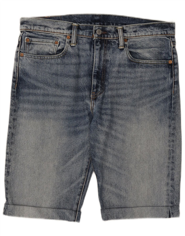 Ανδρικό τζιν σορτς Levi's 502 W34 μεγάλο μπλε βαμβακερό