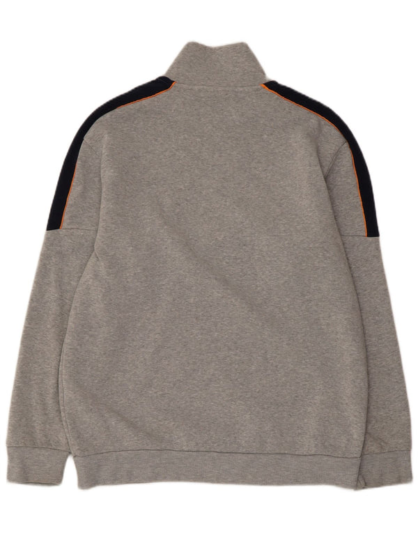 Ανδρικό φούτερ με φερμουάρ KAPPA Jumper XL Grey Colourblock Polyester
