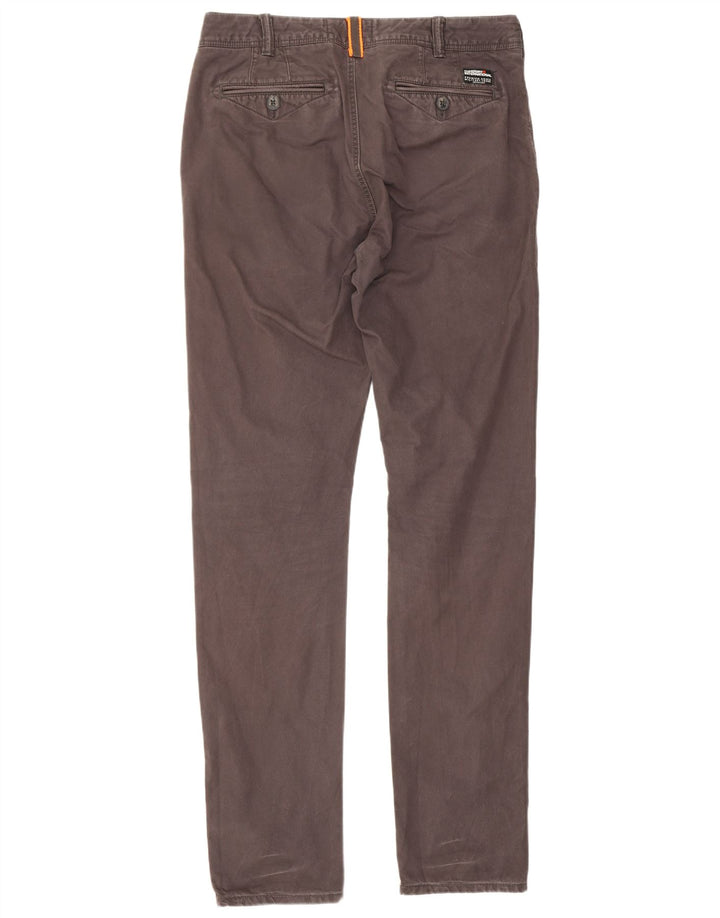 Ανδρικό Slim Chino Παντελόνι Superdry W30 L32 Καφέ