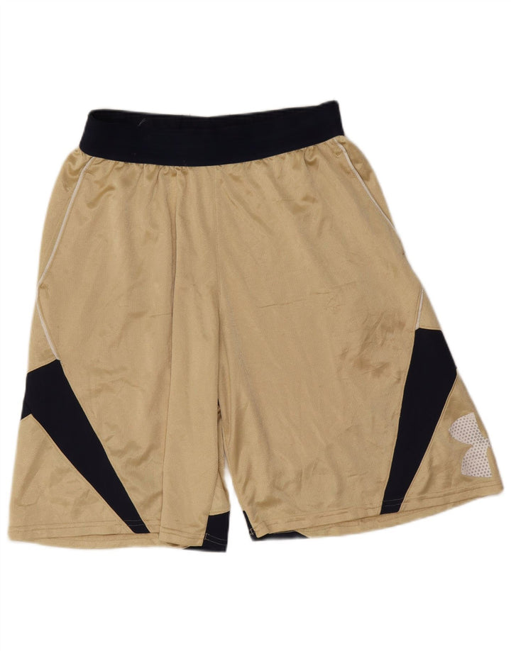 Ανδρικό γραφικό αθλητικό σορτς Under Armour Μεγάλο χρυσό πολυεστέρα