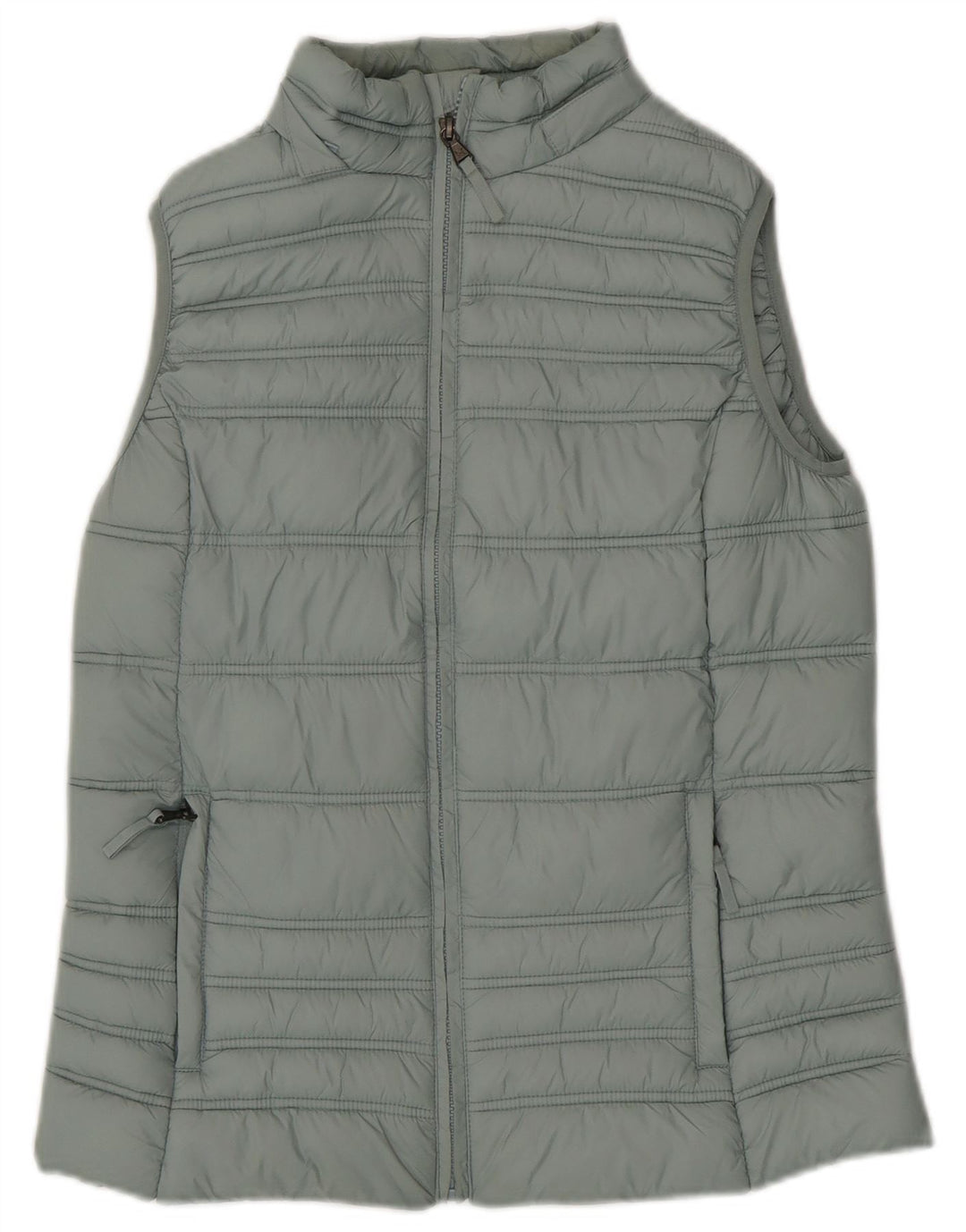 CREW CLOTHING Γυναικεία επένδυση Gilet UK 10 Small Green Nylon
