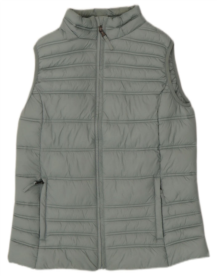 CREW CLOTHING Γυναικεία επένδυση Gilet UK 10 Small Green Nylon
