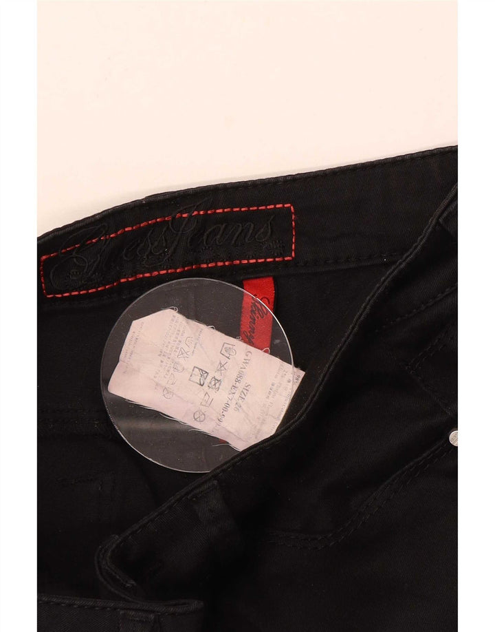 Guess Γυναικείο Slim Jeans W26 L33 Μαύρο βαμβακερό