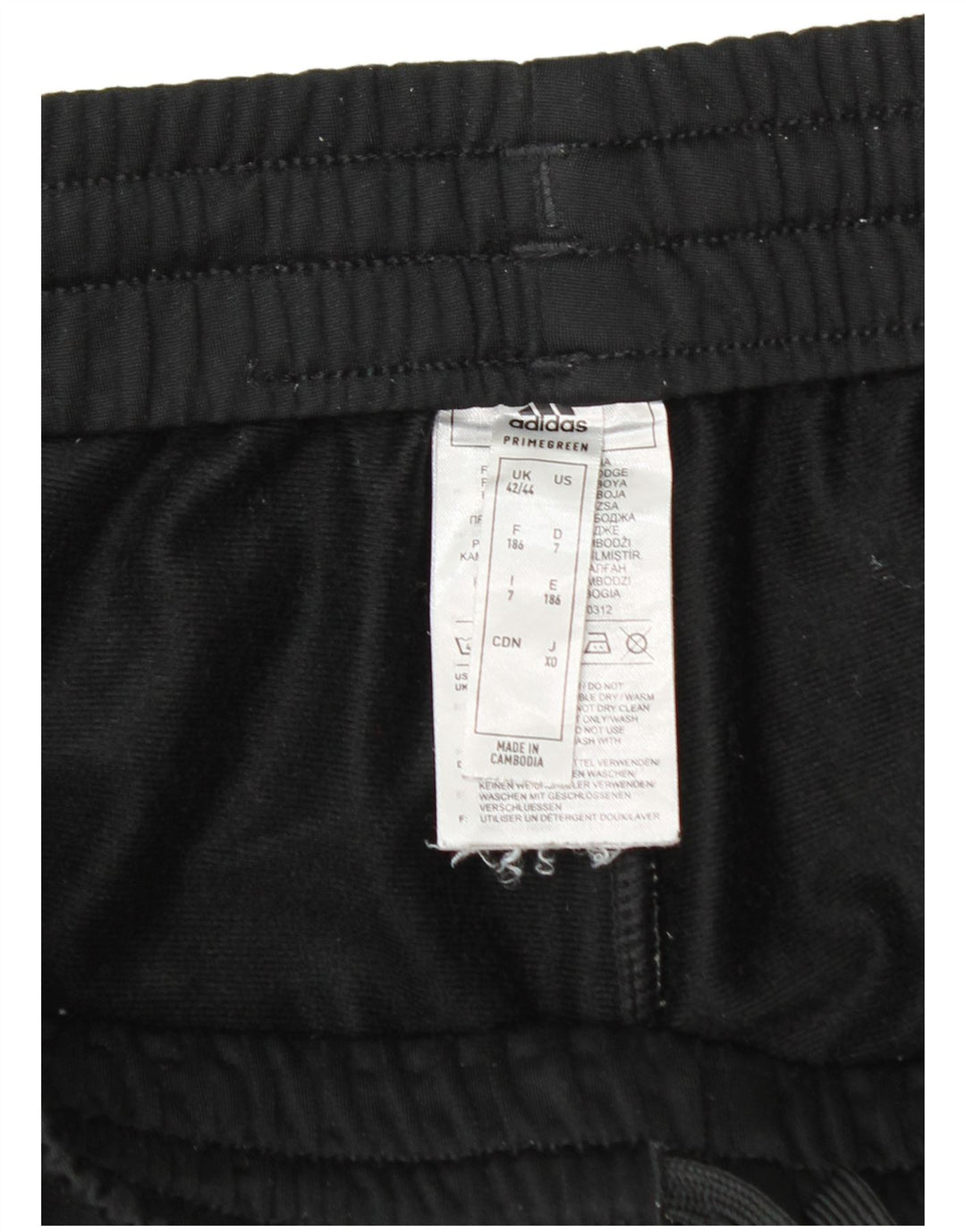 Ανδρική φόρμα Adidas Παντελόνι Joggers UK 42/44 μεγάλο μαύρο πολυεστέρα