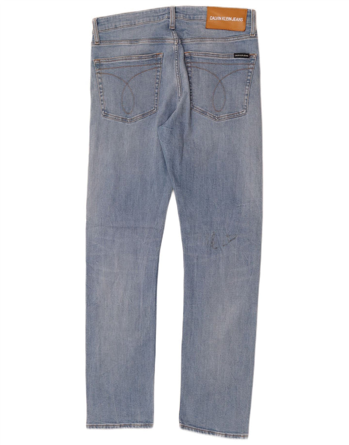 Calvin Klein Ανδρικό Slim Jeans W32 L32 Blue Cotton