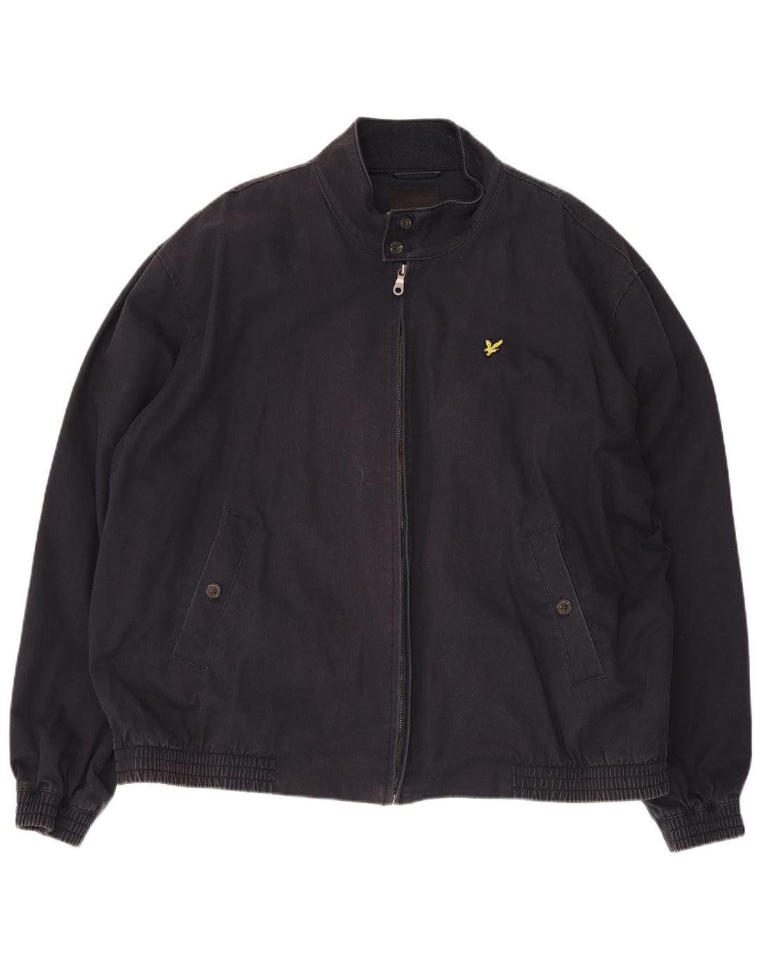 Lyle & Scott Ανδρικό Bomber Jacket UK 44 2XL Navy Blue Cotton