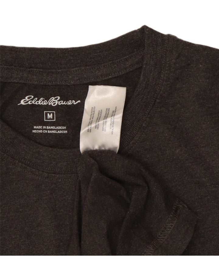 EDDIE BAUER Ανδρικό τοπ μακρυμάνικο μεσαίο γκρι βαμβακερό
