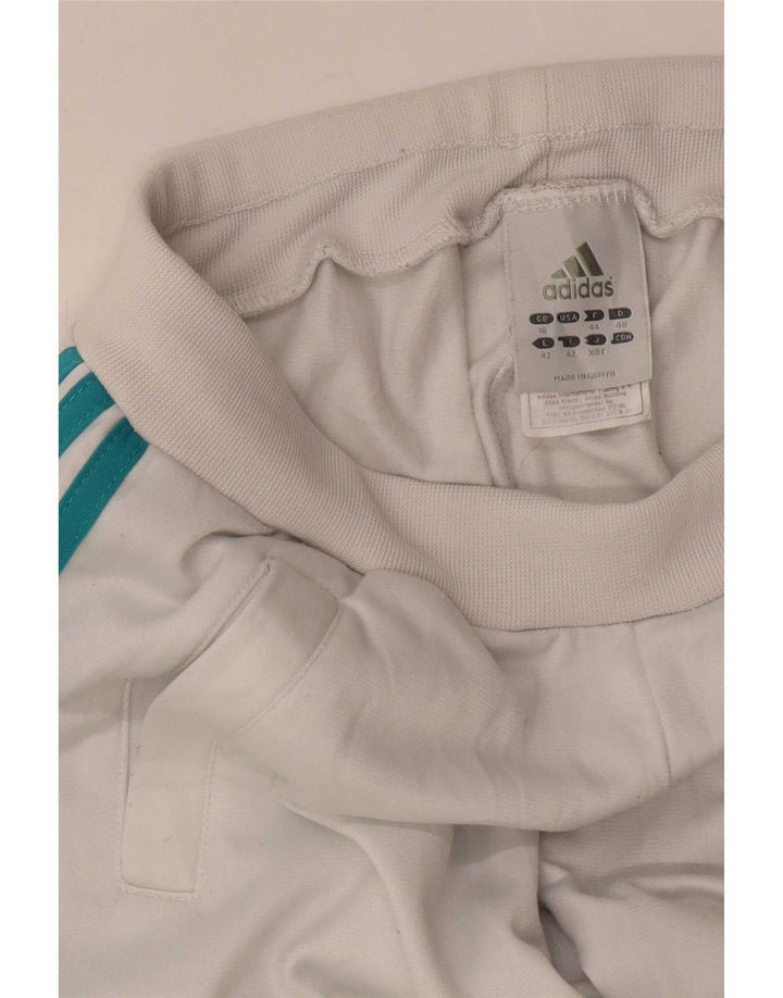 Γυναικεία αθλητική φόρμα Adidas Παντελόνι Joggers UK 16 Large White Polyester