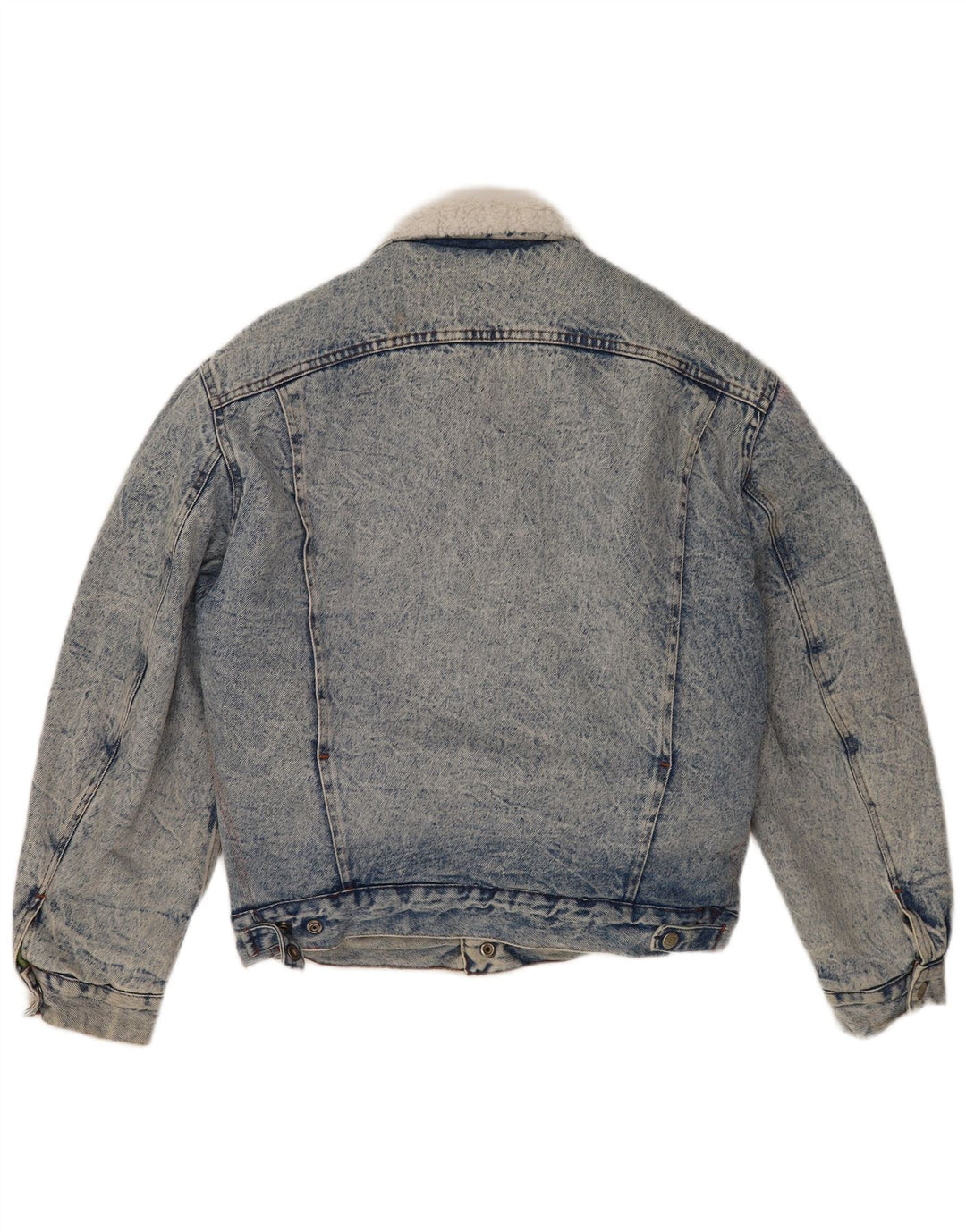 Rifle Mens Sherpa Τζιν μπουφάν UK 40 Large Blue