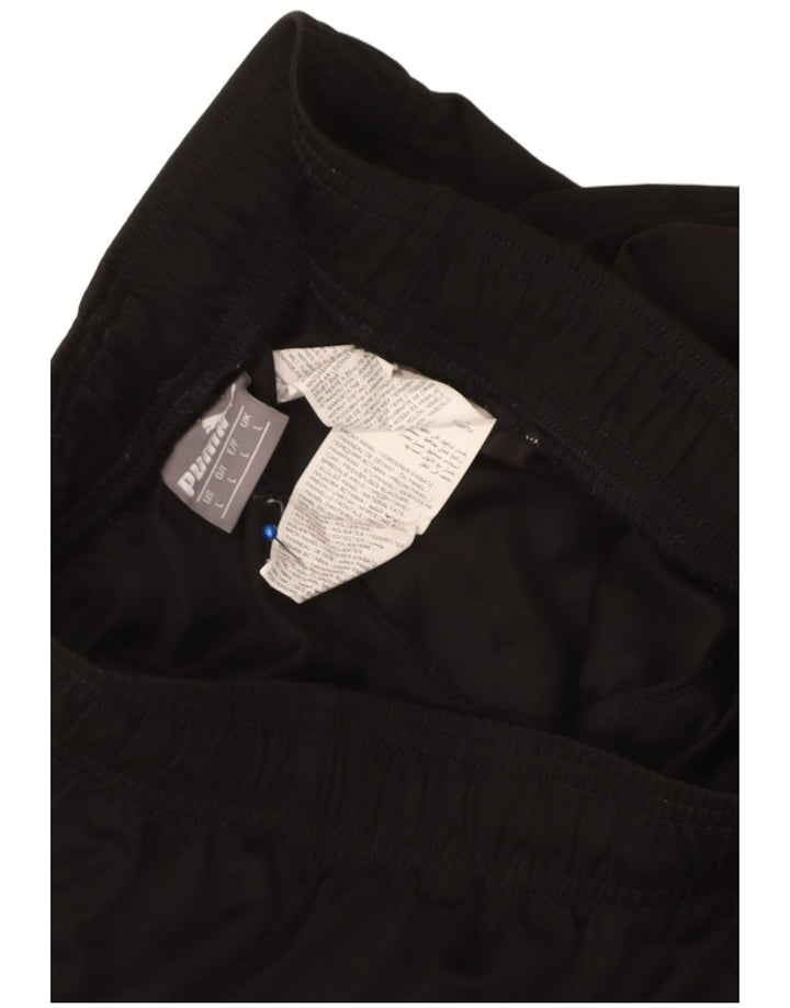 Puma Mens Sport Shorts Large Black Colourblock Polyester