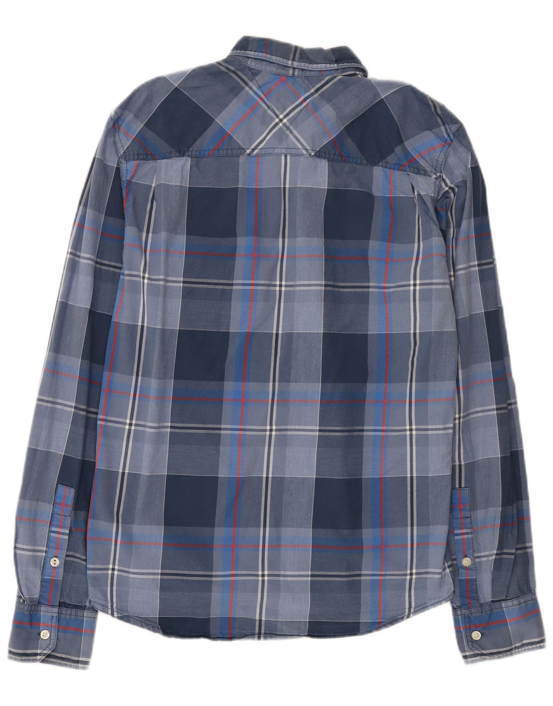 Ανδρικό πουκάμισο Tommy Hilfiger Large Blue Check Cotton