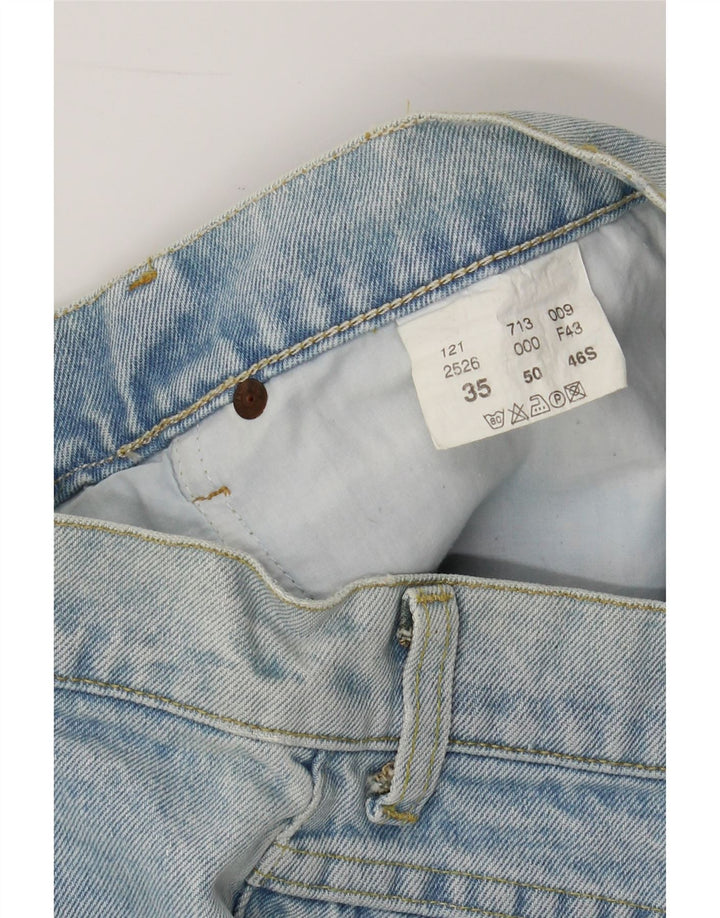 MUSTANG Womens Denim Shorts W35 Large  Blue Cotton Vintage Mustang and Second-Hand Mustang from Messina Hembry 
