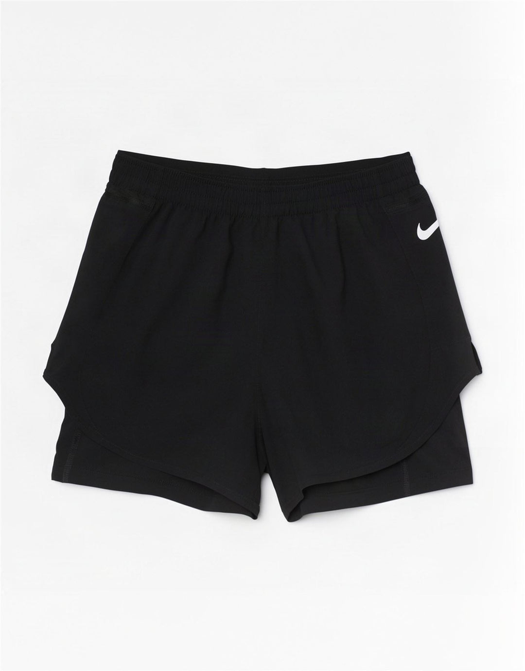 Γυναικείο αθλητικό σορτς Nike Dri Fit UK 12 μεσαίο μαύρο πολυεστέρα