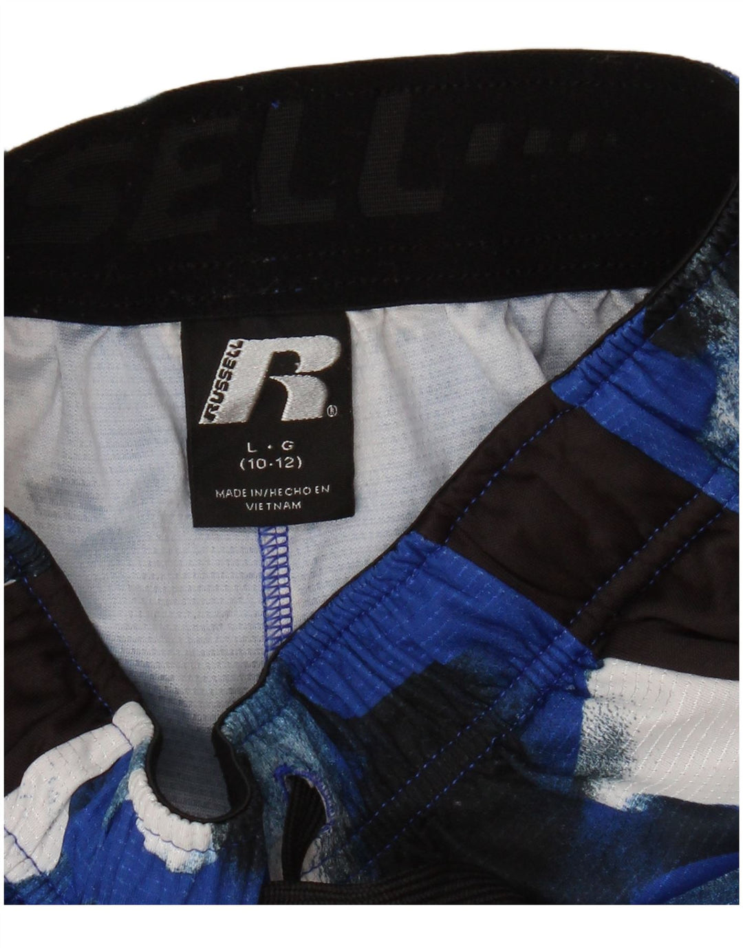 Russell Athletic Boys Sport σορτς 10-11 ετών μεγάλο μπλε καμουφλάζ